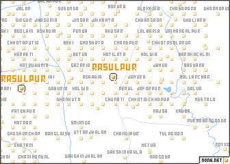 map of Rasūlpur