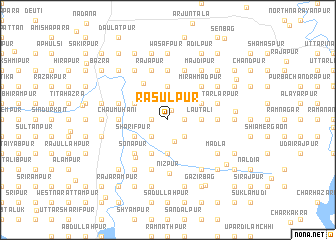 map of Rasūlpur