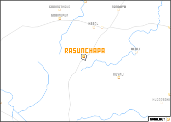 map of Rasunchāpa