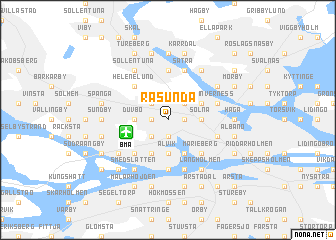 map of Råsunda