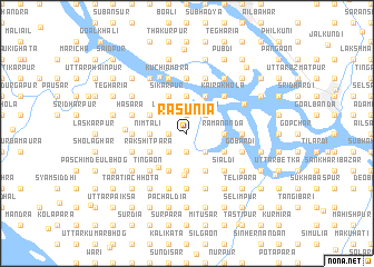 map of Rasunia