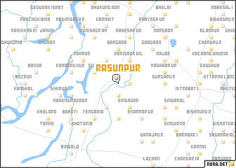 map of Rasunpur