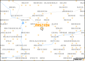 map of Raszków