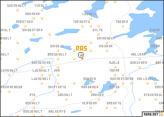 map of Rås