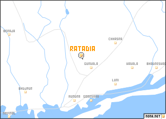 map of Ratādia