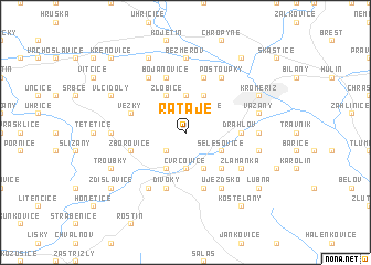 map of Rataje