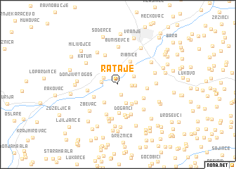 map of Rataje