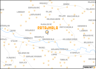 map of Rataj Mala