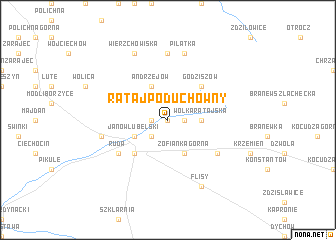 map of Rataj Poduchowny