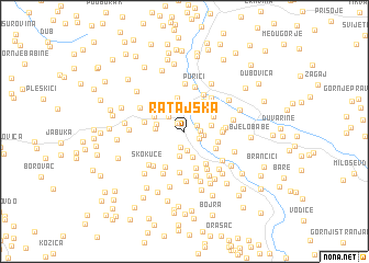 map of Ratajska