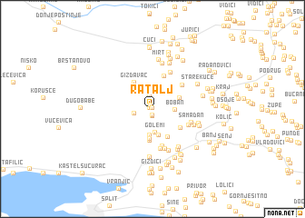 map of Ratalj