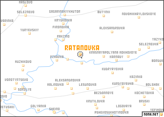 map of Ratanovka