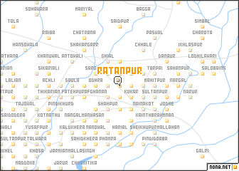 map of Ratanpur