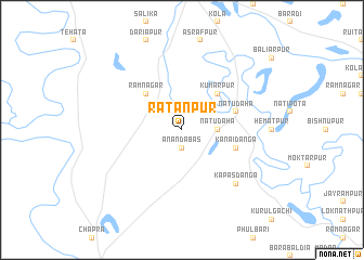 map of Ratanpur