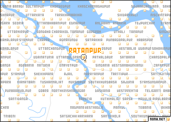 map of Ratanpur