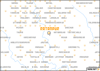 map of Ratanpur