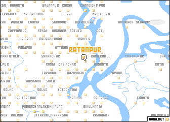 map of Ratanpur