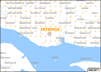 map of Ratanpur