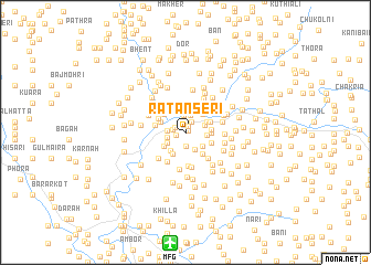 map of Ratan Seri
