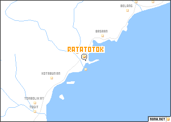 map of Ratatotok