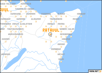 map of Ratavul