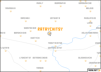 map of Rataychitsy