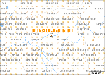 map of Ratekitulheragama