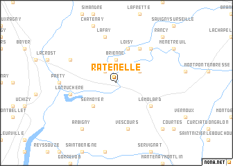 map of Ratenelle