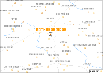 map of Rathbeg Bridge