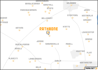map of Rathbone