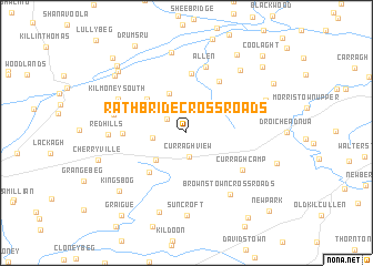 map of Rathbride Cross Roads