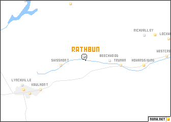 map of Rathbun