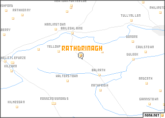 map of Rathdrinagh