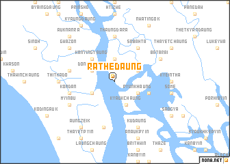 map of Rathedaung