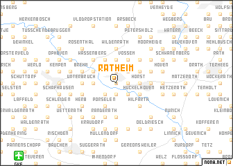 map of Ratheim