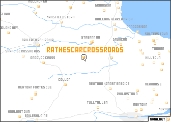 map of Rathescar Cross Roads