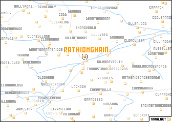 map of Ráth Iomgháin