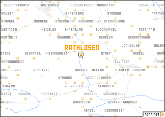 map of Rathlosen