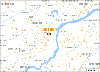 map of Rāthor