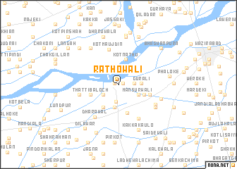 map of Rathowāli