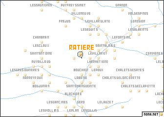 map of Ratière