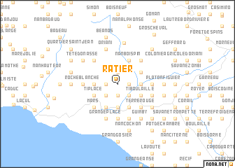 map of Ratier