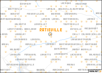 map of Ratiéville