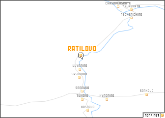 map of Ratilovo