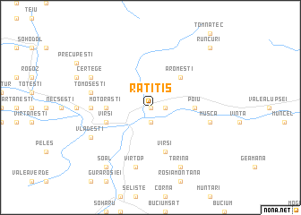 map of Rătiţiş