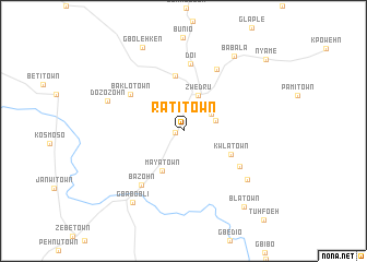 map of Rati Town