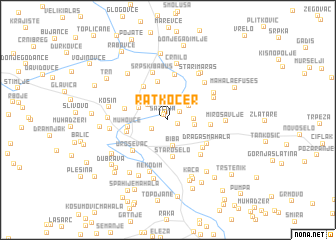 map of Ratkocer