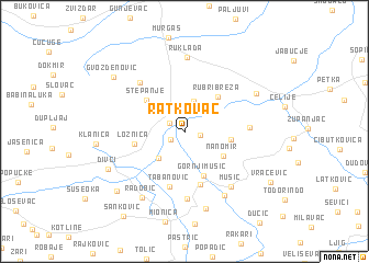 map of Ratkovac