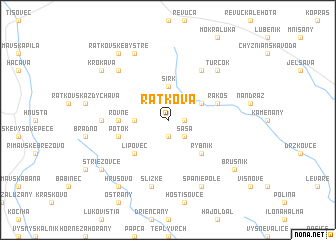 map of Ratková