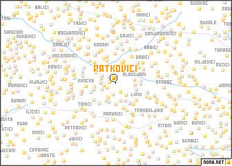 map of Ratkovići